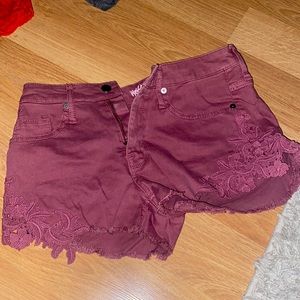 Purple shorts size 0